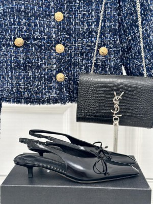 JACOUEMUS Les slingbacks Cubisto basses sandals black