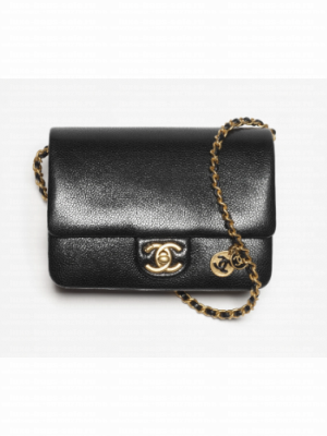 Chanel MINI FLAP BAG S5218 BLACK
