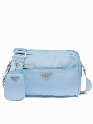 Prada Re-Nylon Shoulder Bag 1BC167 Blue