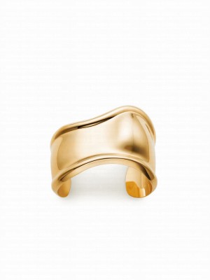 Tiffany Small Bone Cuff Golden