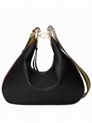 Gucci Attache Large Shoulder Bag 702823 Black