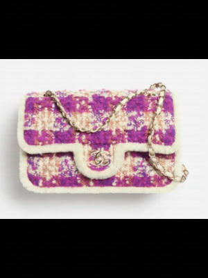 CHANEL Maxi Flapbag AS5687 Fuschia&Pink