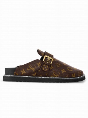 Louis Vuitton Unisex LV Cosy Flat Comfort Clogs 1AAW6S Brown