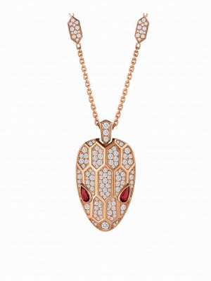 Bvlgari Necklace Serpenti Red
