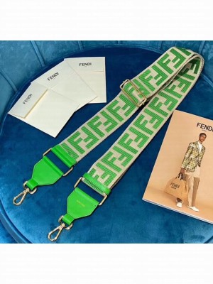 Fendi Strap You Shoulder Strap in Green FF Ribbon 2020 Collection