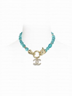 Chanel Women's Necklace AB9990 Blue