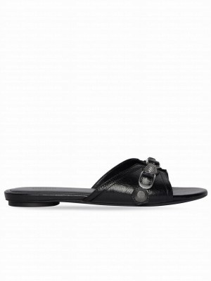 Balenciaga Women's Cagole Sandal Black