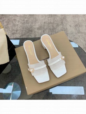 Gianvito Rossi soft glass and patent leather with sculptural heel 5.5CM Sandal 2021 Collection 02
