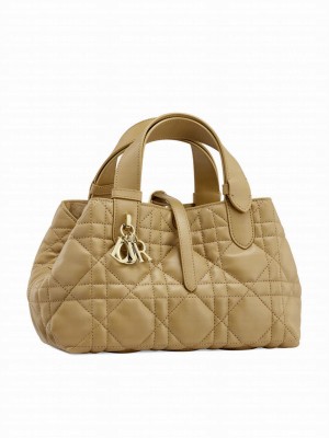 Christian Dior Small Dior Toujours Bag Light Coffee