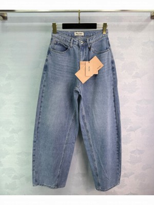 Miumiu Women's Harem Jeans Blue