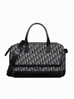 Christian Dior Hit The Road Pet Bag Dark Blue
