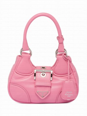 Prada Moon Padded Nappa-leather Bag 1BA381 Pink