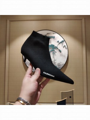 Balenciaga Knife Ankle Boots in Black