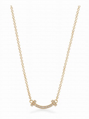 Tiffany Smile Pendant Golden