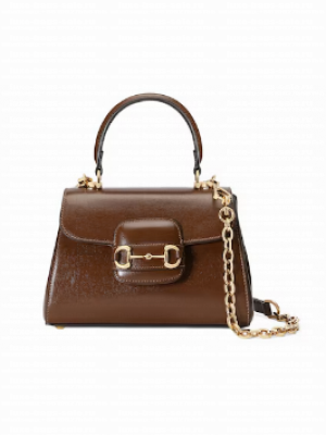 GUCCI HORSEBIT 1955 MINI BAG 703848 Light brown