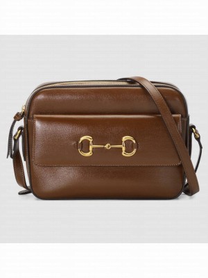 Gucci Horsebit 1955 small shoulder bag 645454 brown