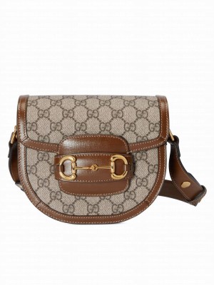 Gucci Horsebit 1955 Mini Rounded Bag 760191 Coffee