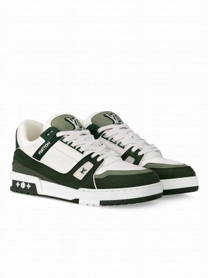 Louis Vuitton Unisex LV Trainer Sneaker 1ABLVV Dark Green