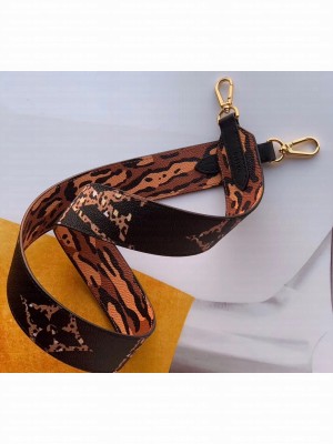 Louis Vuitton Monogram canvas LV Jungle Shoulder Strap Bandouliere J02455 Black
