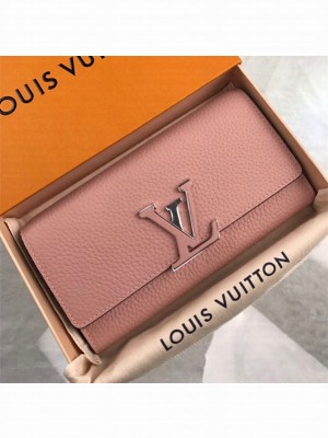 Louis Vuitton Capucines Wallet M61250 Pink