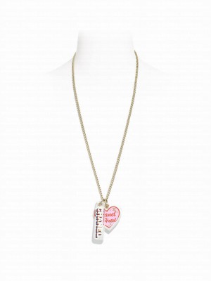 Chanel Women's Long Pendant Necklace ABC787 Pink