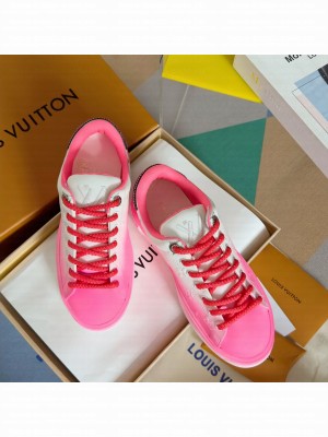 Louis Vuitton Women's Time Out Monogram Sneaker Pink