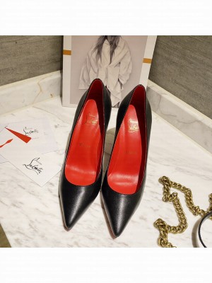 Christian Louboutin Shiny Calfskin Pump Black 2021 Collection