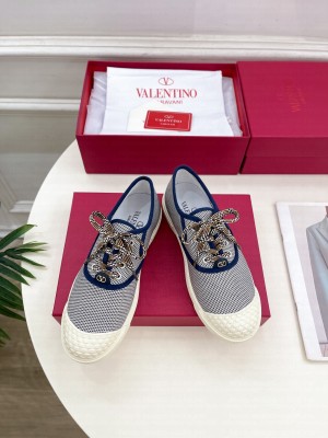 Valentino Garavani Bay By Bay sneaker in canvas Navy 2025