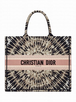 Christian Dior Book Tote Apricot