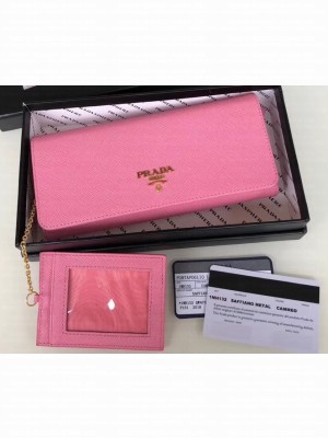 Prada Leather Flap Wallet 1MH132 07