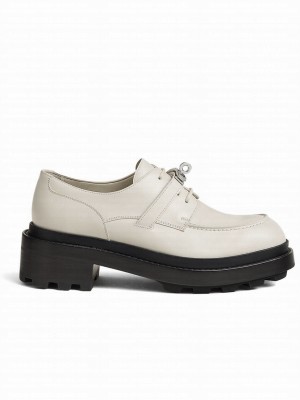 Hermes Women's First Oxford Shoe Cream