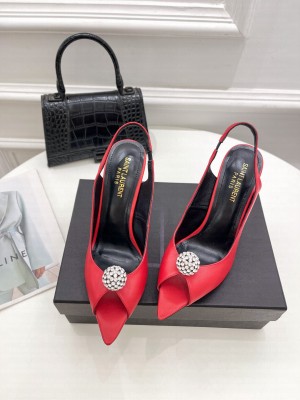 Saint Laurent 10cm Patent Leather Sandals 2022 Collection 015