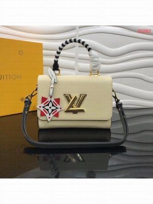 Louis vuitton original CRAFTY TWIST tote bag M56780 cream