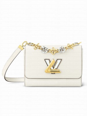 Louis Vuitton Twist MM M22774 Cream