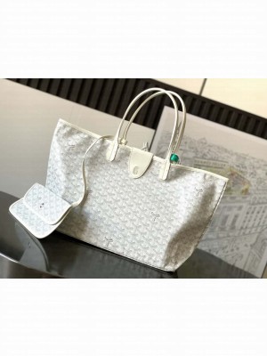 Goyard Saint Louis PM Bag White