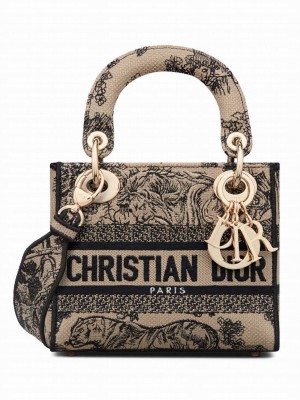 Christian Dior Mini Lady D-Lite Bag Apricot