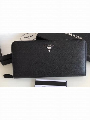 Prada Leather Zip Around Wallet 1ML506 13