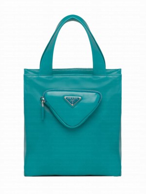 Prada Nappa Leather Tote Bag 1BG418 Green