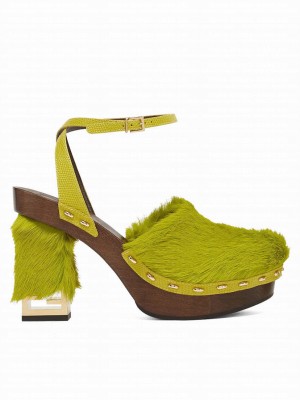 Fendi Women's Baguette Show 8Z8375 Green
