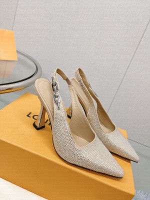 Louis Vuitton Women's 9.5cm Sparkle Slingback Pump 017