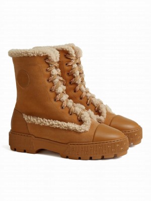 Hermes Unisex Fresh Ankle Boot 252029 Coffee