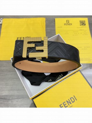 Fendi 38mm Eversible Belt FF buckle with stud closure 2021 Collection 31