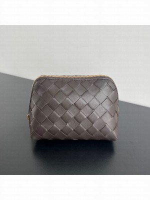 Bottega Veneta Intrecciato Beauty Pouch 764044 Fondant