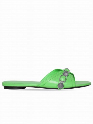 Balenciaga Women's Cagole Sandal Green