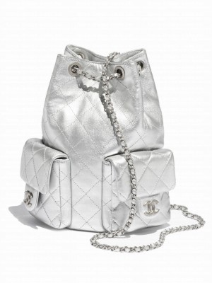 Chanel Backpack AS5310 Silver