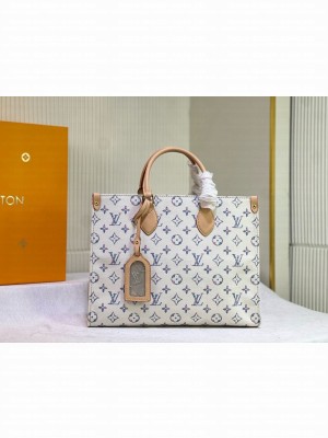 Louis Vuitton Monogram Reverse OnTheGo MM M24708 White