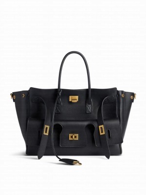 Balenciaga Bel Air Small Carry All Bag Black