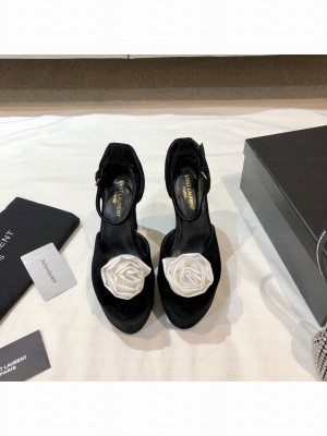 Saint Laurent 4cm Platform Heel 13.5cm High Heel Sandals 2022 Collection 04