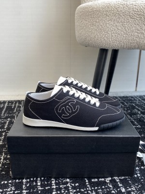 Chanel Canvas Sneaker G46092 Black