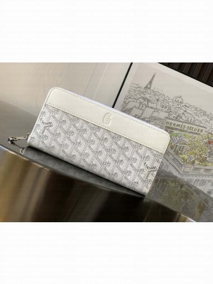 Goyard Matignon GM Wallet White